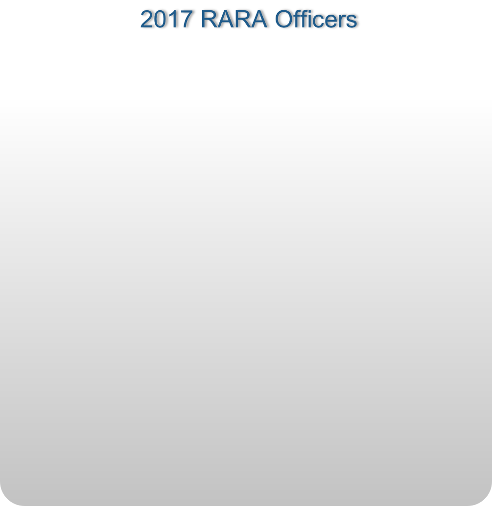2017 RARA Officers