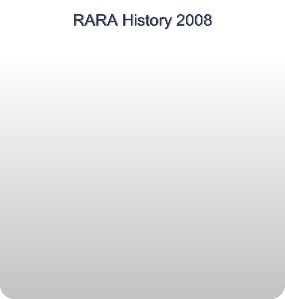 RARA History 2008