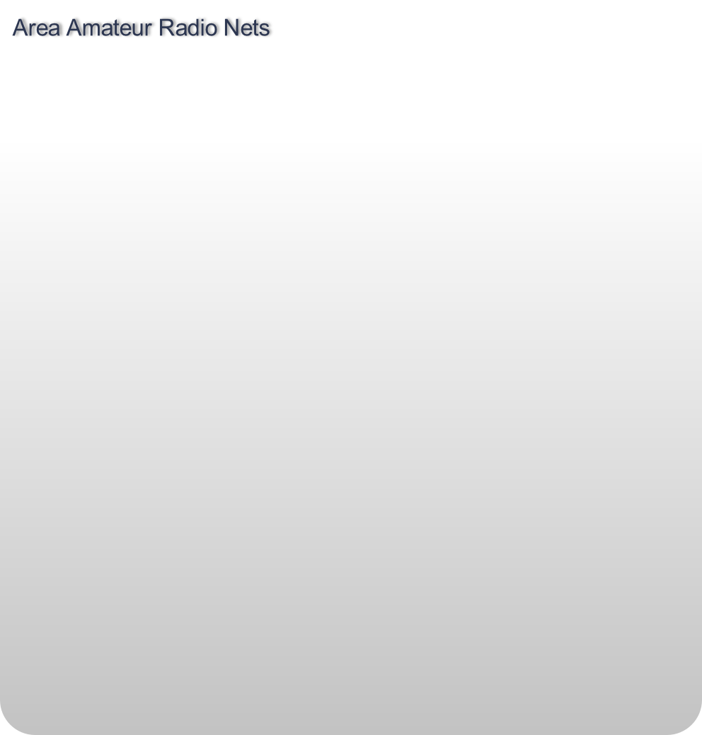 Area Amateur Radio Nets